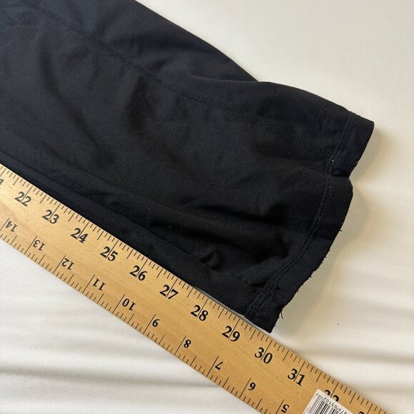 Tangerine Yoga Pants Womens Medium Black Mesh Waist Activewear Workout Running - Picture 6 of 12